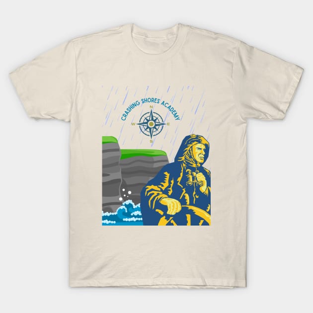 Crashing shores academy T-Shirt by Benjamin Customs